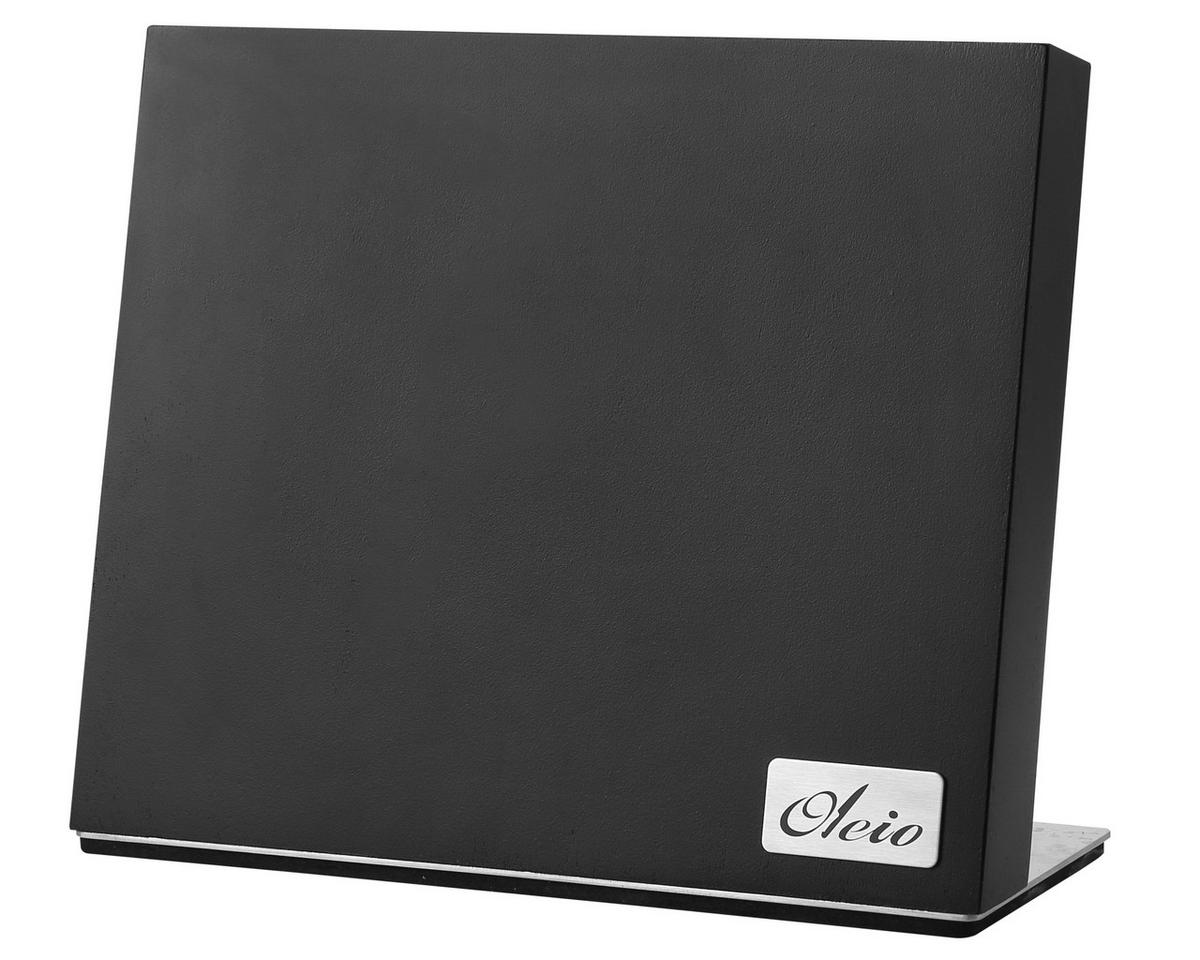 MAGNETISCHER MESSERHALTER - Schwarz, Holz (24/10.5/27.5cm) - Oleio