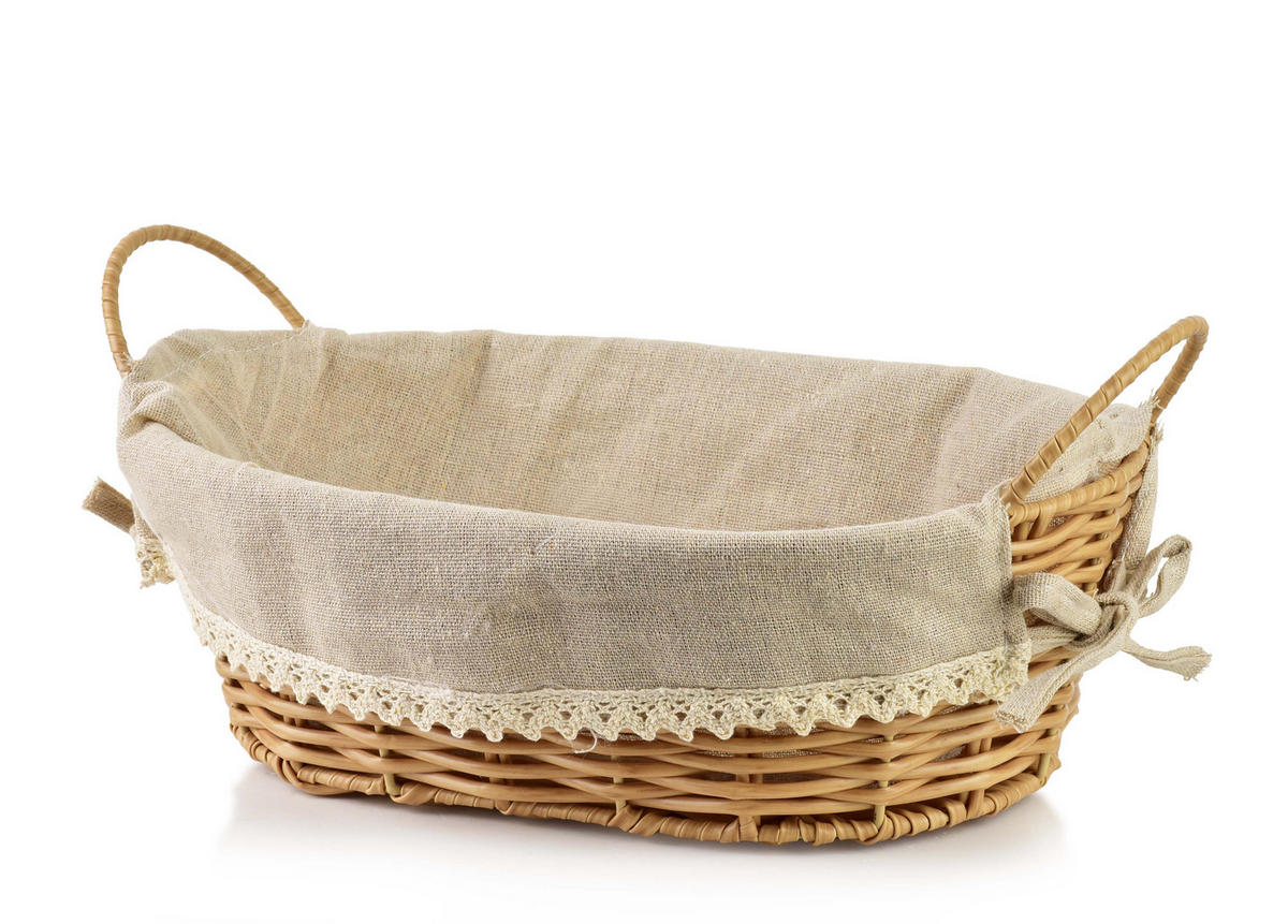 BROTKORB Will Naturfarbe 30x20x10 cm Kunststoff - Naturfarben, Kunststoff (20/10/30cm) - Mondex