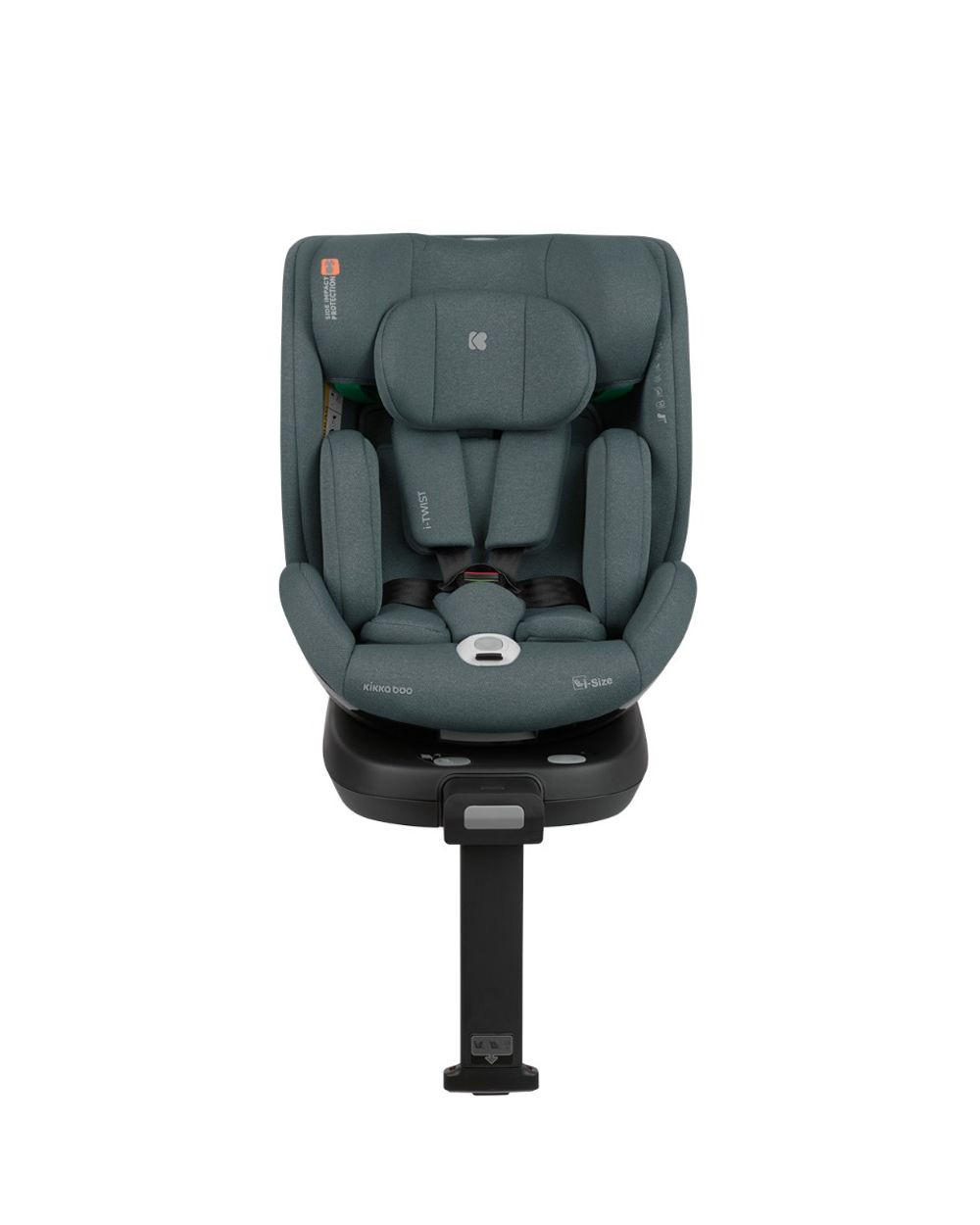KINDERSITZ i-Twist i-Size grün (40-150 cm) Gruppe 0+/1/2/3 Stützbein Isofix - Grün, Kunststoff (43/62/55cm) - Kikka boo