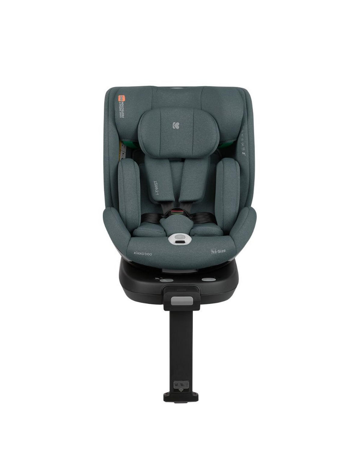 KINDERSITZ i-Twist i-Size grün (40-150 cm) Gruppe 0+/1/2/3 Stützbein Isofix - Grün, Kunststoff (43/62/55cm) - Kikka boo