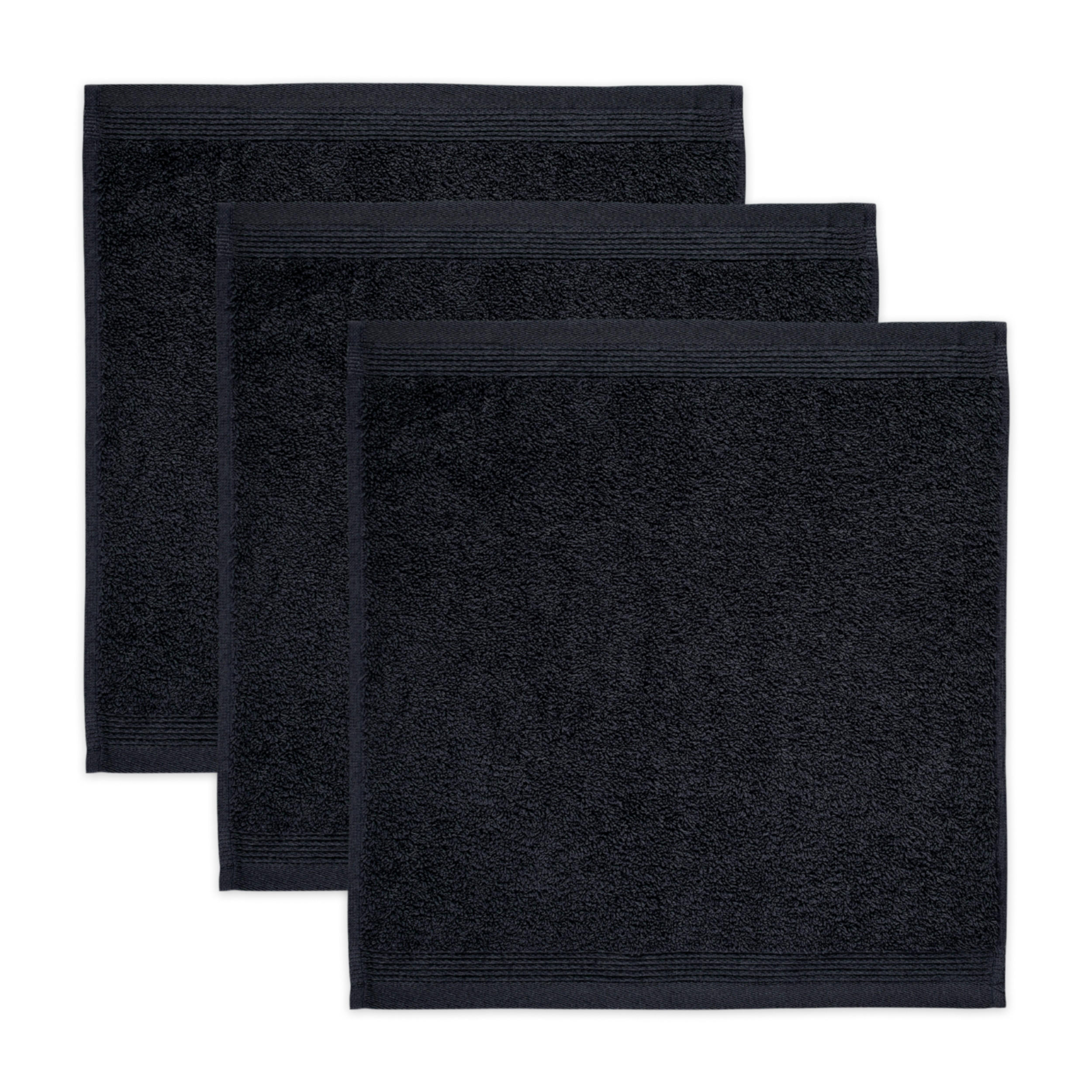 SEIFTUCH SUPERWUSCHEL 3ER PACK - Schwarz, Textil (30/30cm) - MÖVE
