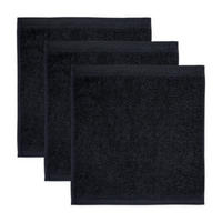 SEIFTUCH SUPERWUSCHEL 3ER PACK - Schwarz, Textil (30/30cm) - MÖVE