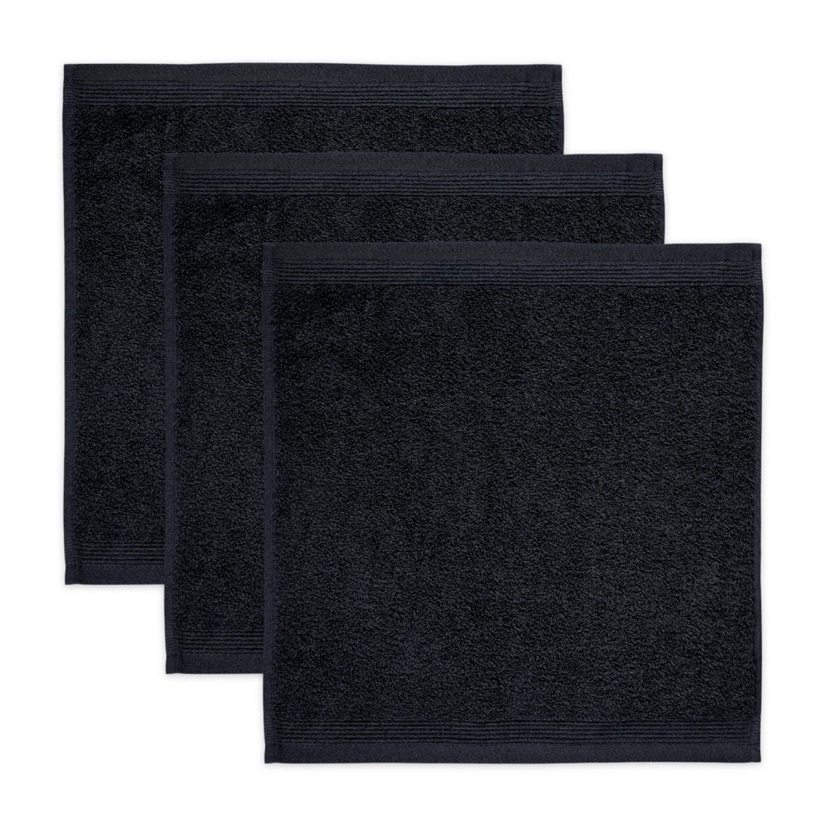 SEIFTUCH SUPERWUSCHEL 3ER PACK - Schwarz, Textil (30/30cm) - MÖVE