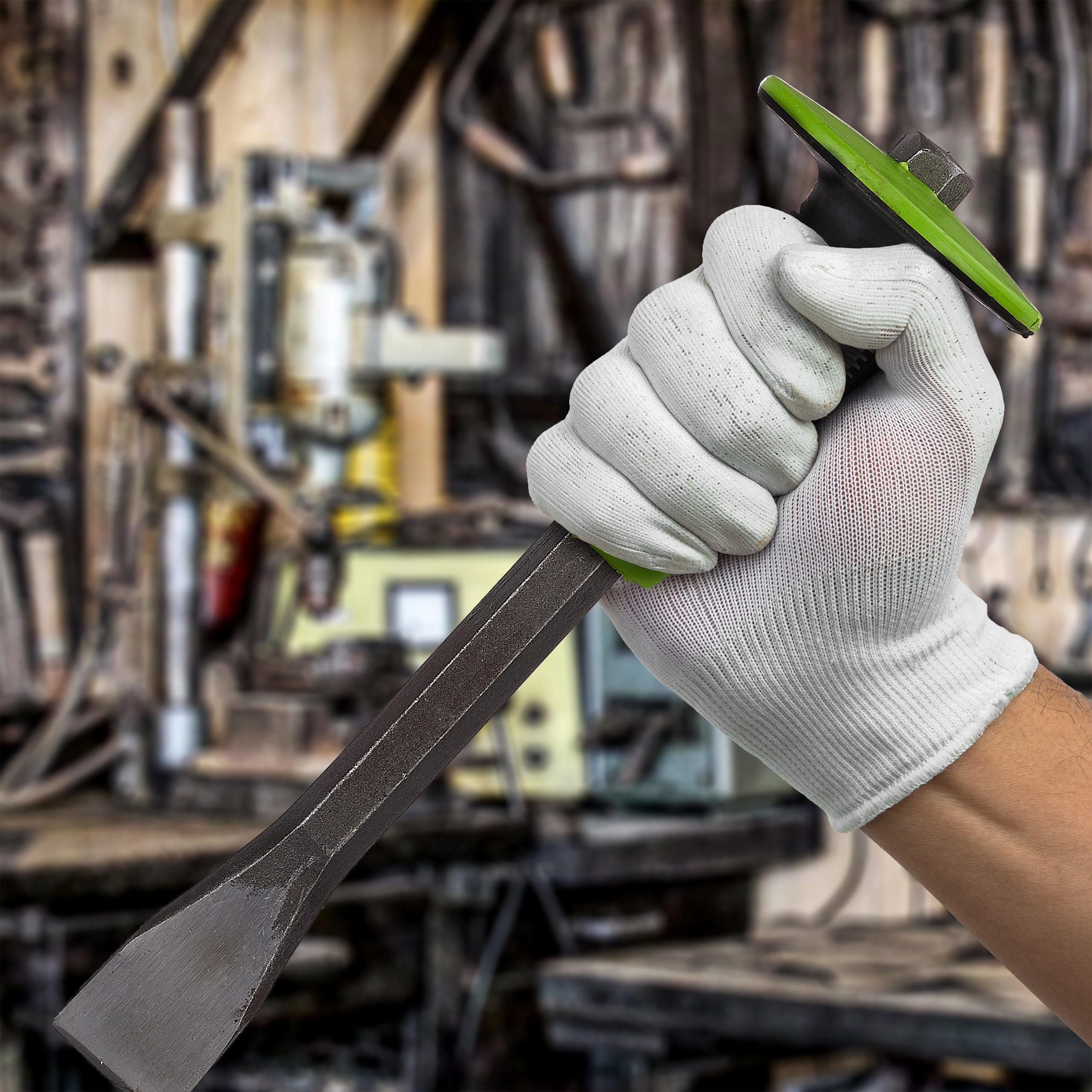 FLACHMEIßEL - Multicolor, Kunststoff/Metall (8.5/8.5/29cm) - Relaxdays