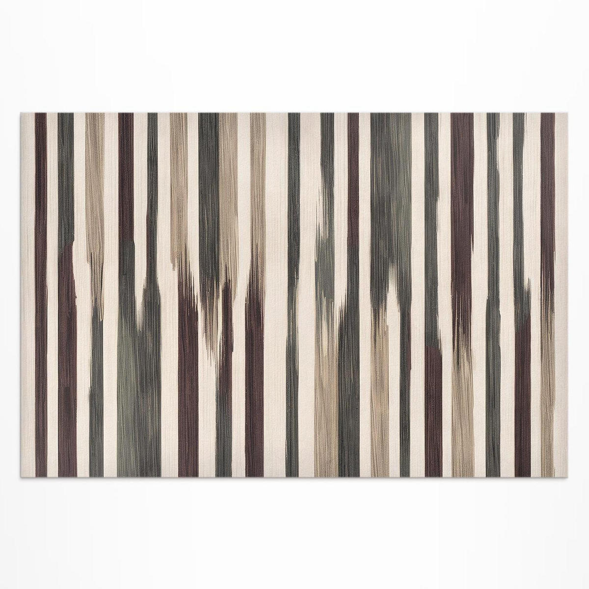 TEPPICH 120x180 cm Pastell Boho Streifen Muster - Champagner, Kunststoff (120/180cm) - Wallfluent