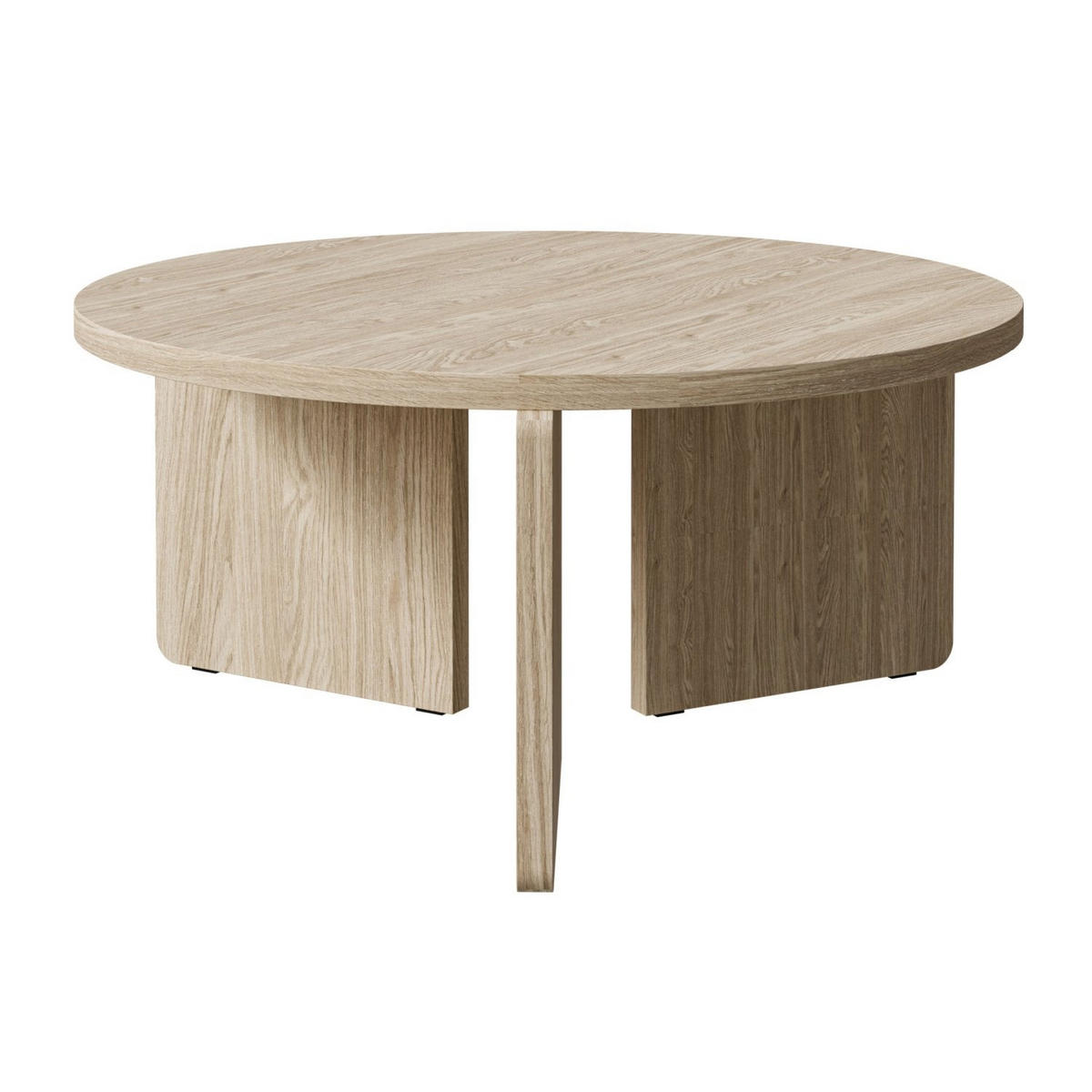 COUCHTISCH Preffines Holzoptik Eiche 85 cm - Beige, Holzwerkstoff (88.5/88.5/40.5cm) - Selsey