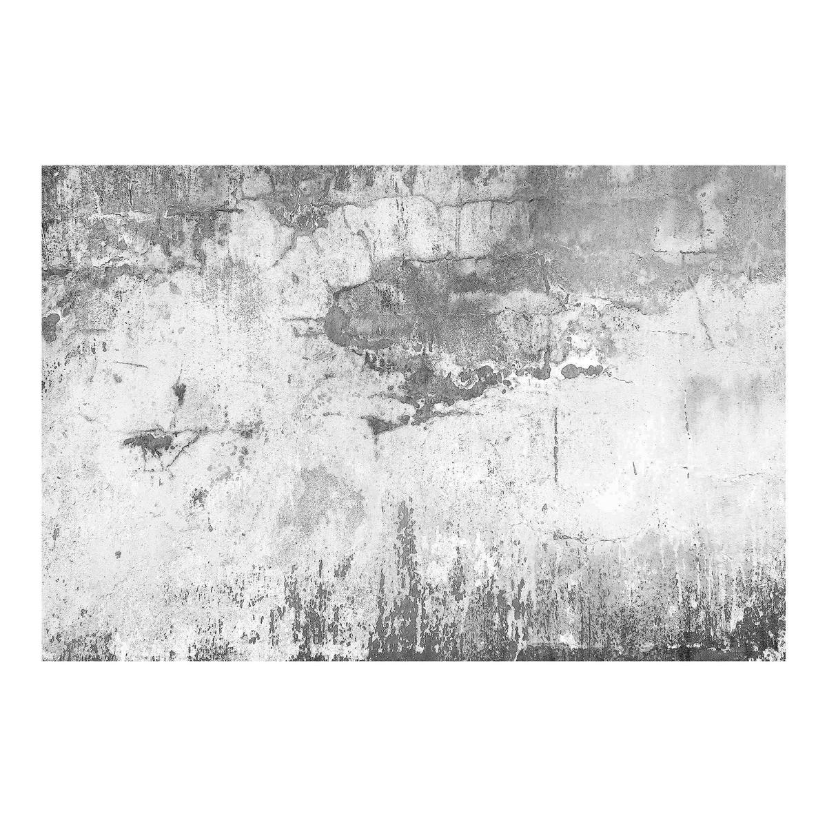 FOTOTAPETE Grunge Betonwand Grau 288/190 cm - Grau, Papier (288/190cm) - Bilderwelten