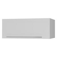 KLAPPHÄNGESCHRANK Kvantum W6B/90 Weiß Matt / Grau Matt 90 / 59 / 36cm - Weiß/Grau, Holz/Holzwerkstoff (90/36/59cm) - Feldmann-Wohnen