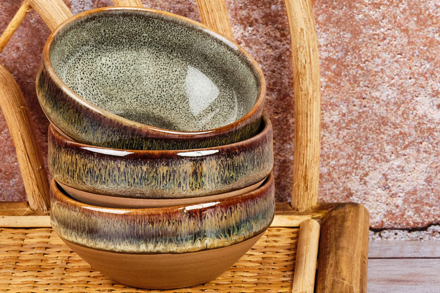 SCHALEN Genesis Ø8cm - 6er-Set - Basalt - Braun, Keramik (8cm) - Björn