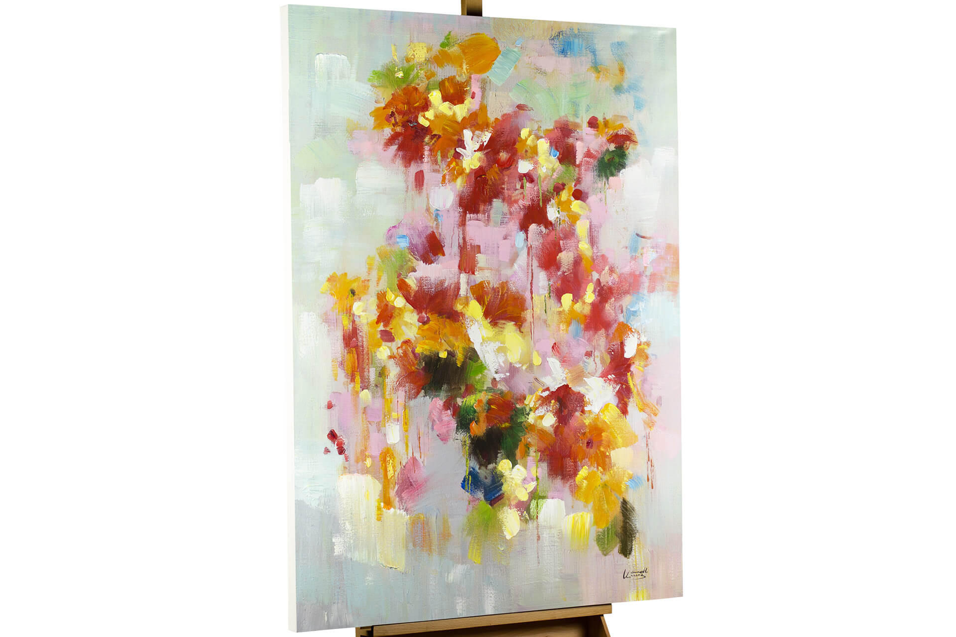 ÖLGEMÄLDE 80/120 cm - Multicolor, Holz/Textil (80/120cm) - KUNSTLOFT