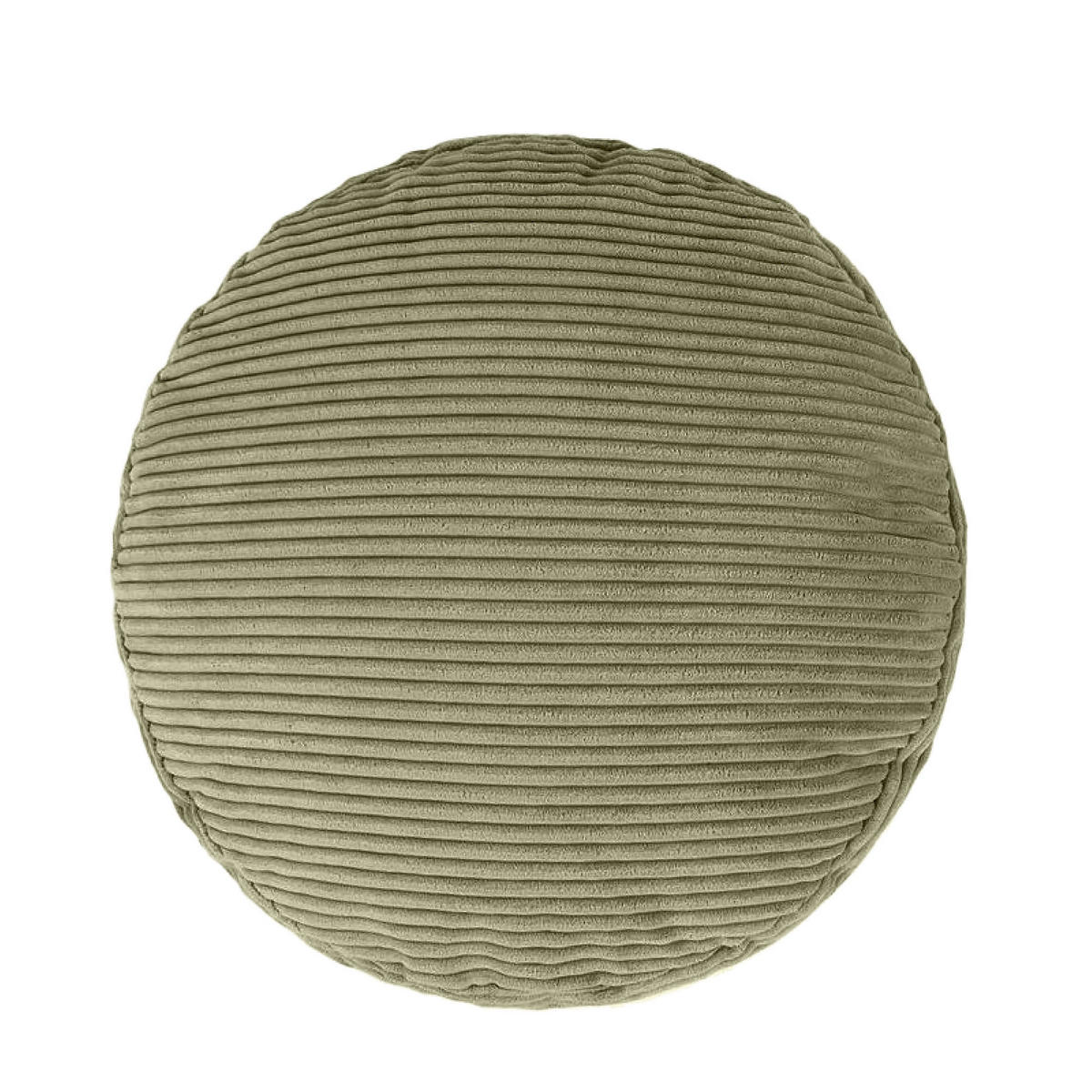 SITZPOUF Rund Milano - Salbeigrün, Textil (55/35/55cm) - icon