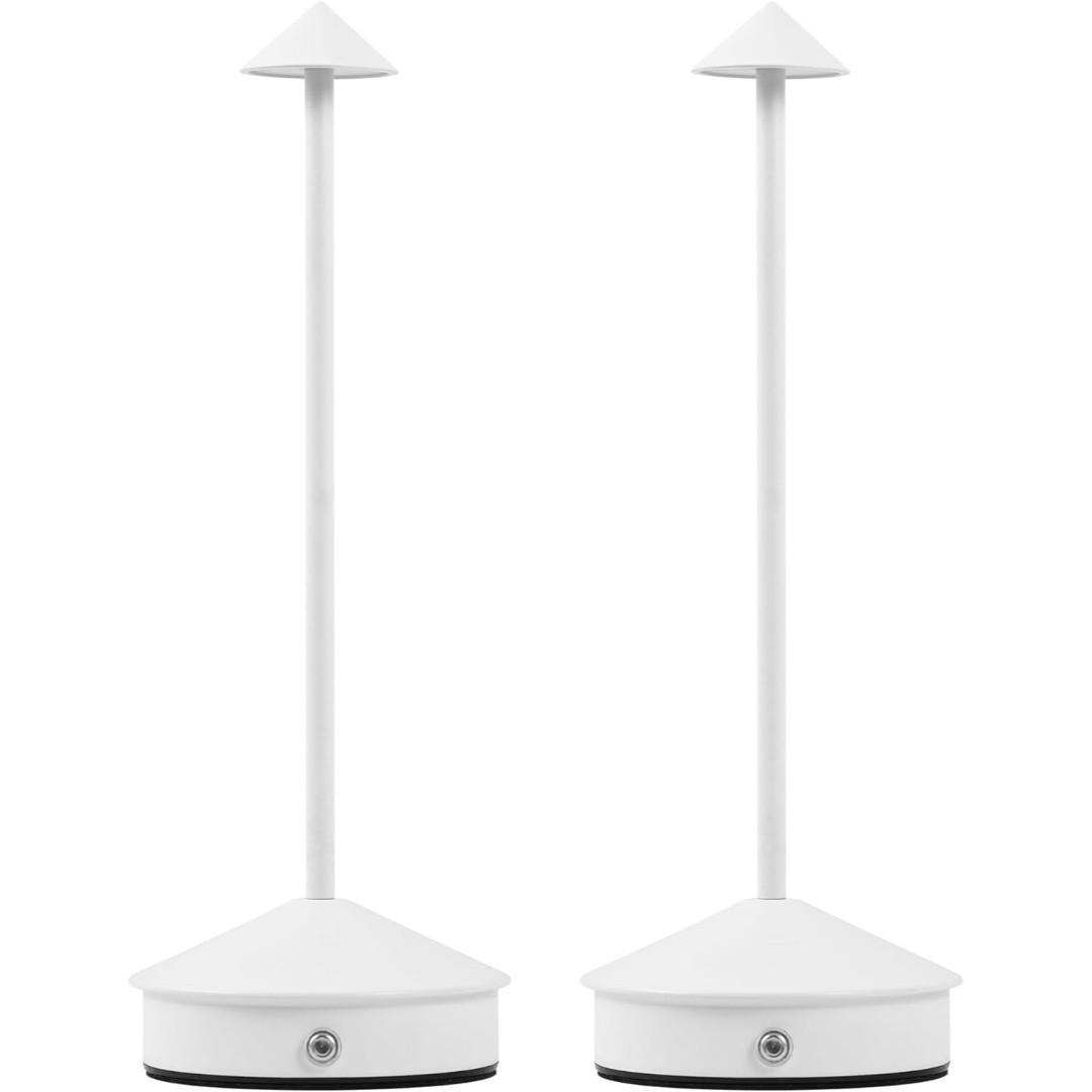 TISCHLEUCHTE USB LED Weiß Dimmbar - Weiß, Metall (11/11/31cm) - Weltevree