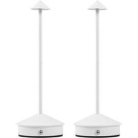 TISCHLEUCHTE USB LED Weiß Dimmbar - Weiß, Metall (11/11/31cm) - Weltevree