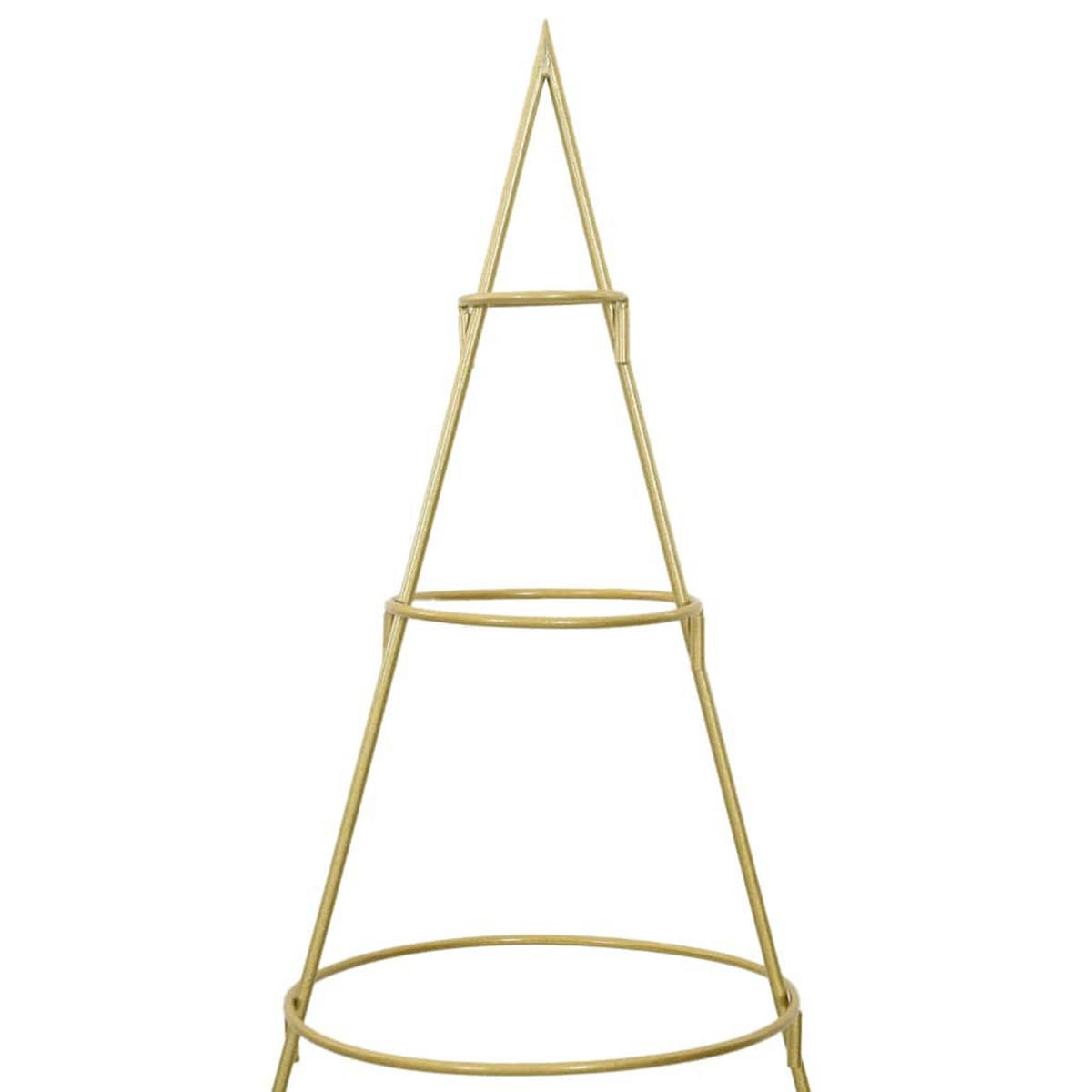 WEIHNACHTSBAUM Metall Gold 180 Cm Pulverbeschichteter Stahl - Goldfarben, Metall (180cm) - vidaXL