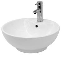 WASCHBECKEN - Weiß, Keramik (28/18.5/45.5cm) - ECD-Germany