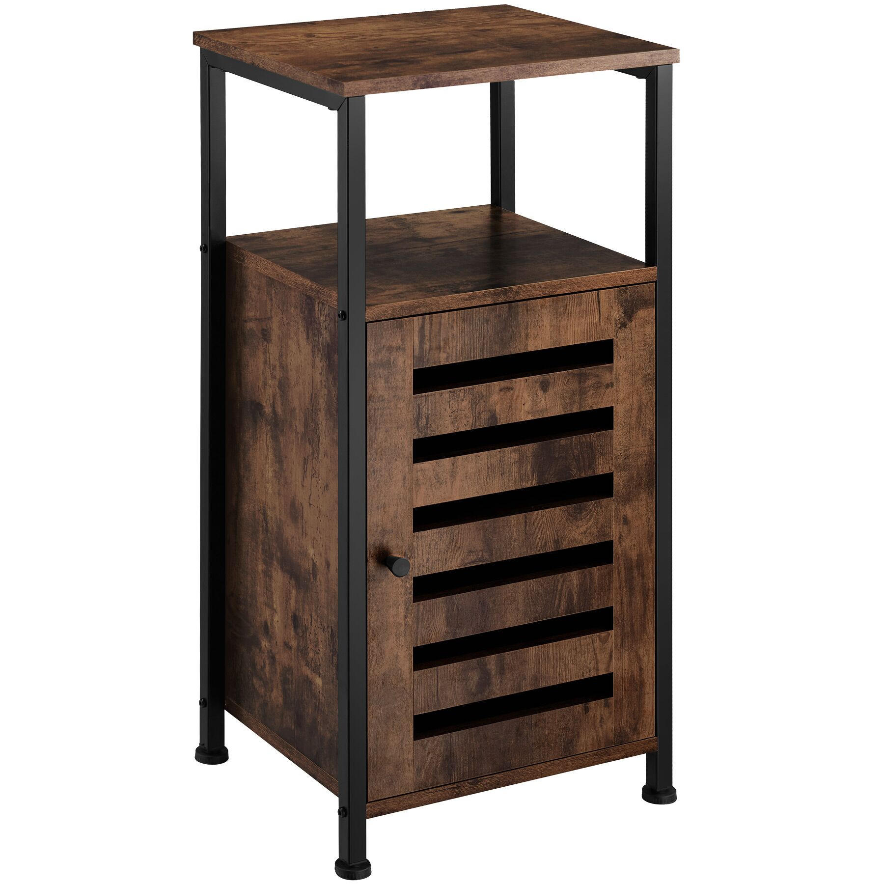tectake Beistellschrank Rost 38.5x81x31.5 cm