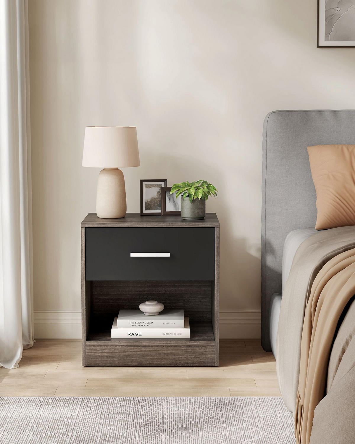 BEISTELLTISCH LIBREVILLE - Braun, Holzwerkstoff (28/39/41cm) - Hansiro