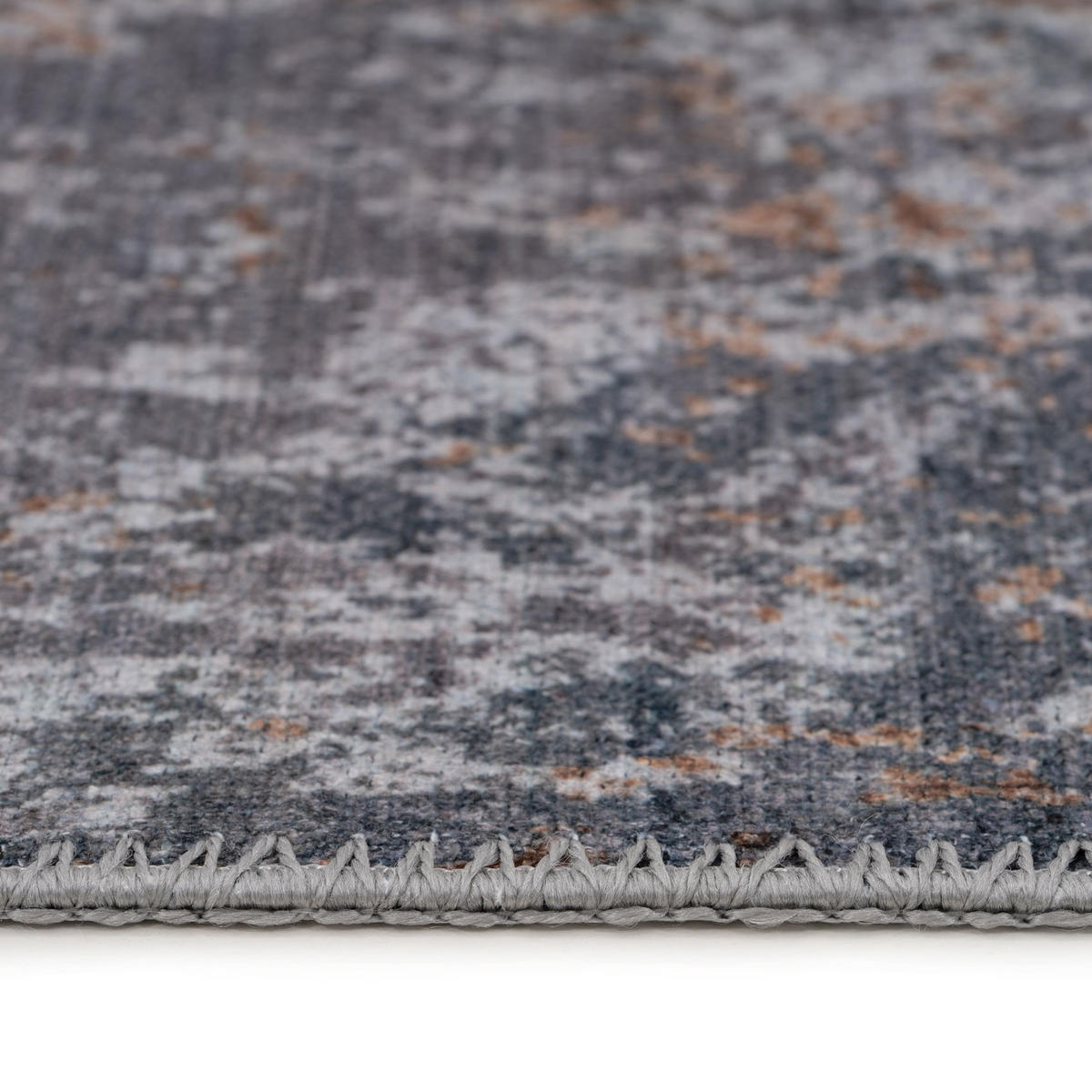 FLACHWEBETEPPICH Tobin - Grau, Textil (120/170cm) - Kukoon Rugs