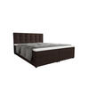 BOXBETT FADO 2 160x200, mit Matratze H3 und Topper, Cosmic 800 - Dunkelbraun, Holz/Kunststoff (160/200cm) - Bedante