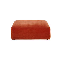 SOFA SITZELEMENT SEPHI Rot Cord - Rot/Schwarz, Kunststoff/Textil (107/39/82cm) - KAWOLA