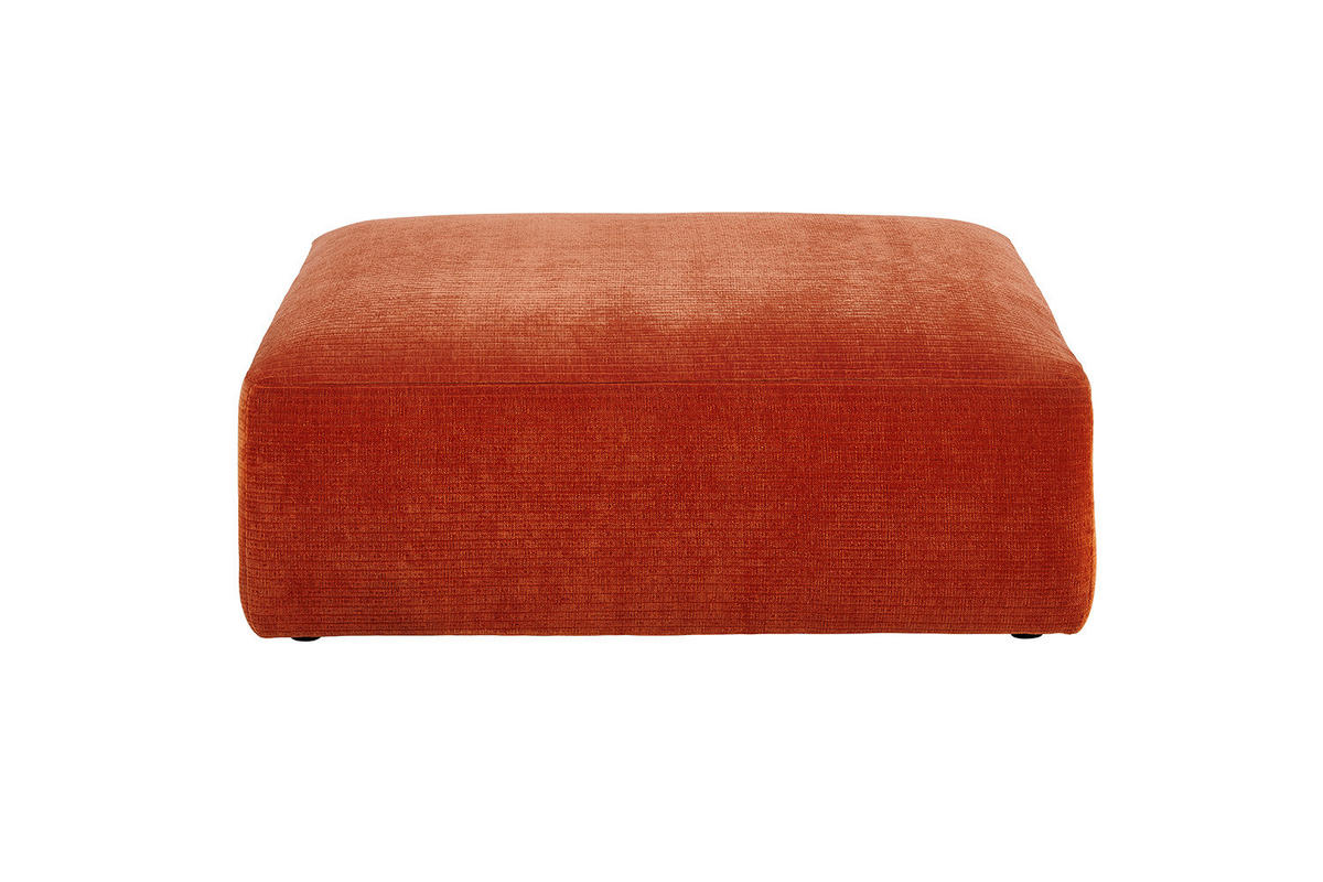 SOFA SITZELEMENT SEPHI Rot Cord - Rot/Schwarz, Kunststoff/Textil (107/39/82cm) - KAWOLA