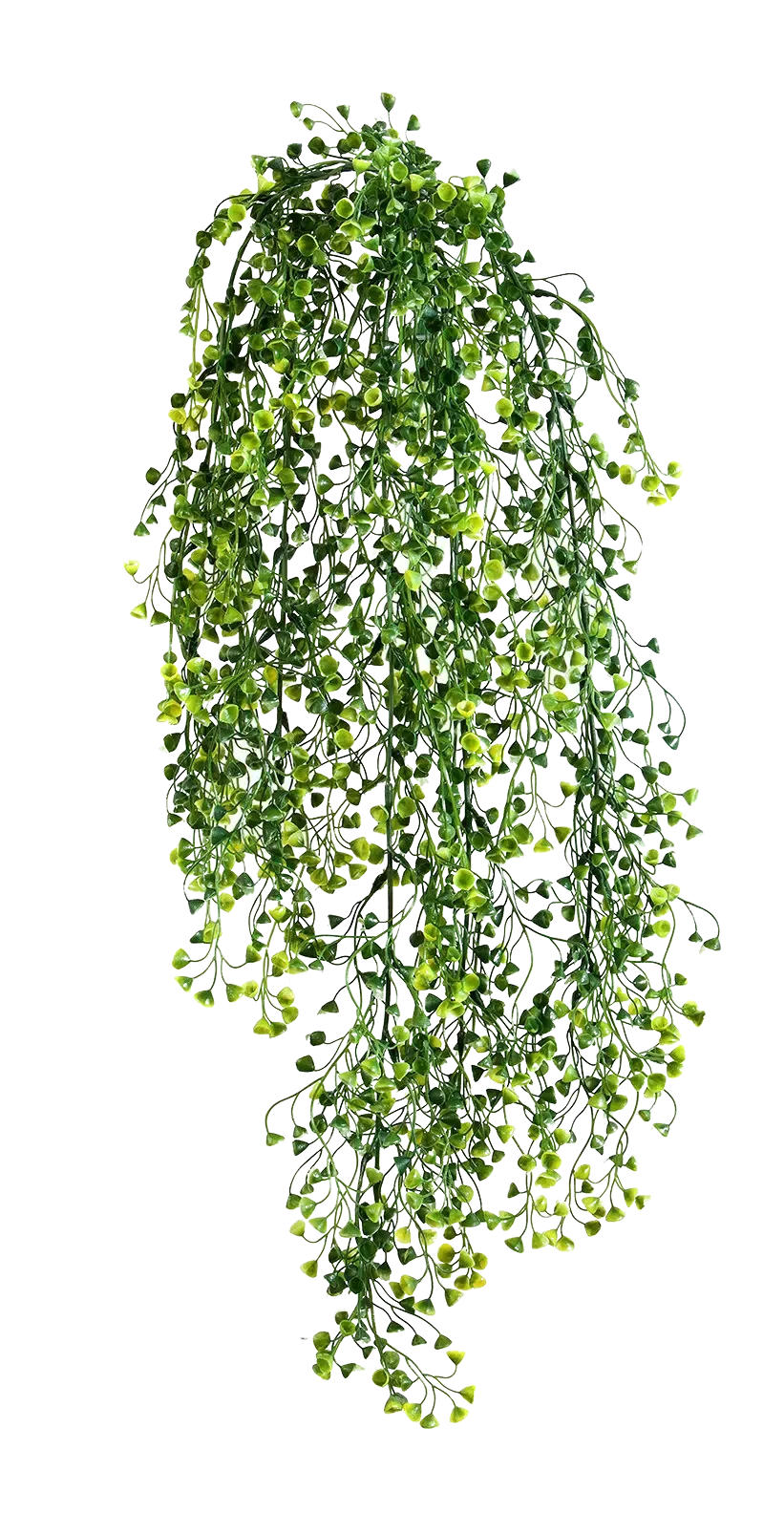 KUNSTPFLANZE Künstlicher Hängebusch - Elise 70 cm - Grün, Kunststoff (70cm) - aplanta