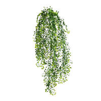KUNSTPFLANZE Künstlicher Hängebusch - Elise 70 cm - Grün, Kunststoff (70cm) - aplanta