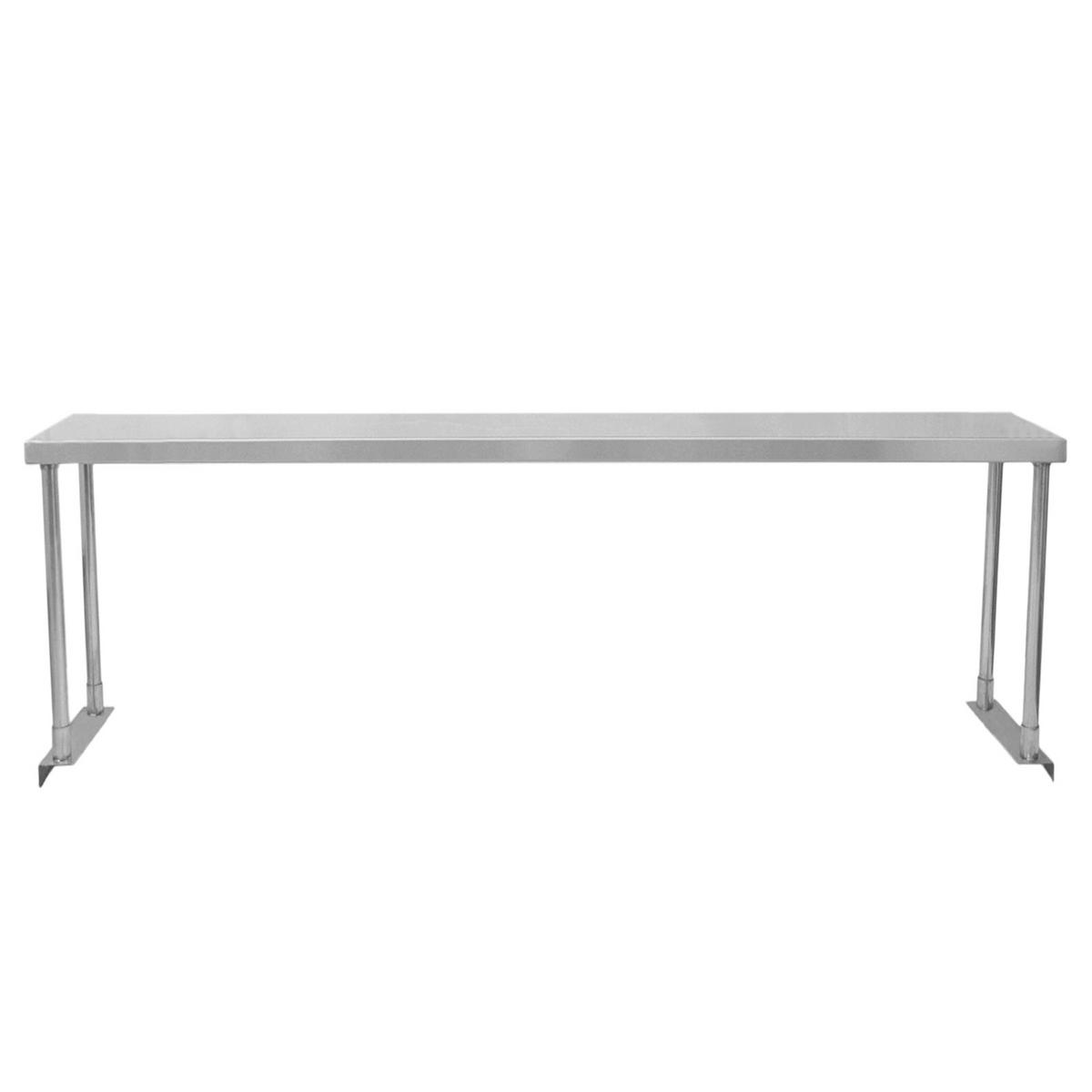 GASTRO-REGAL Edelstahl 180cm - Silberfarben, Metall (150/45/30cm) - Kukoo