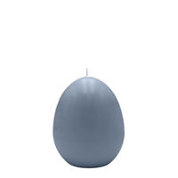 EIKERZEN Pacific Blue Grau Blau, 60 x Ø 45 mm, 6 Stück - Blaugrau, Paraffin (4.5/6/6cm) - Kopschitz Kerzen