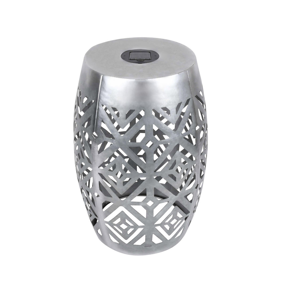 GARTEN-BEISTELLTISCH Silber - Silberfarben, Metall (45.7/31.1/45.7cm) - Teamson Home