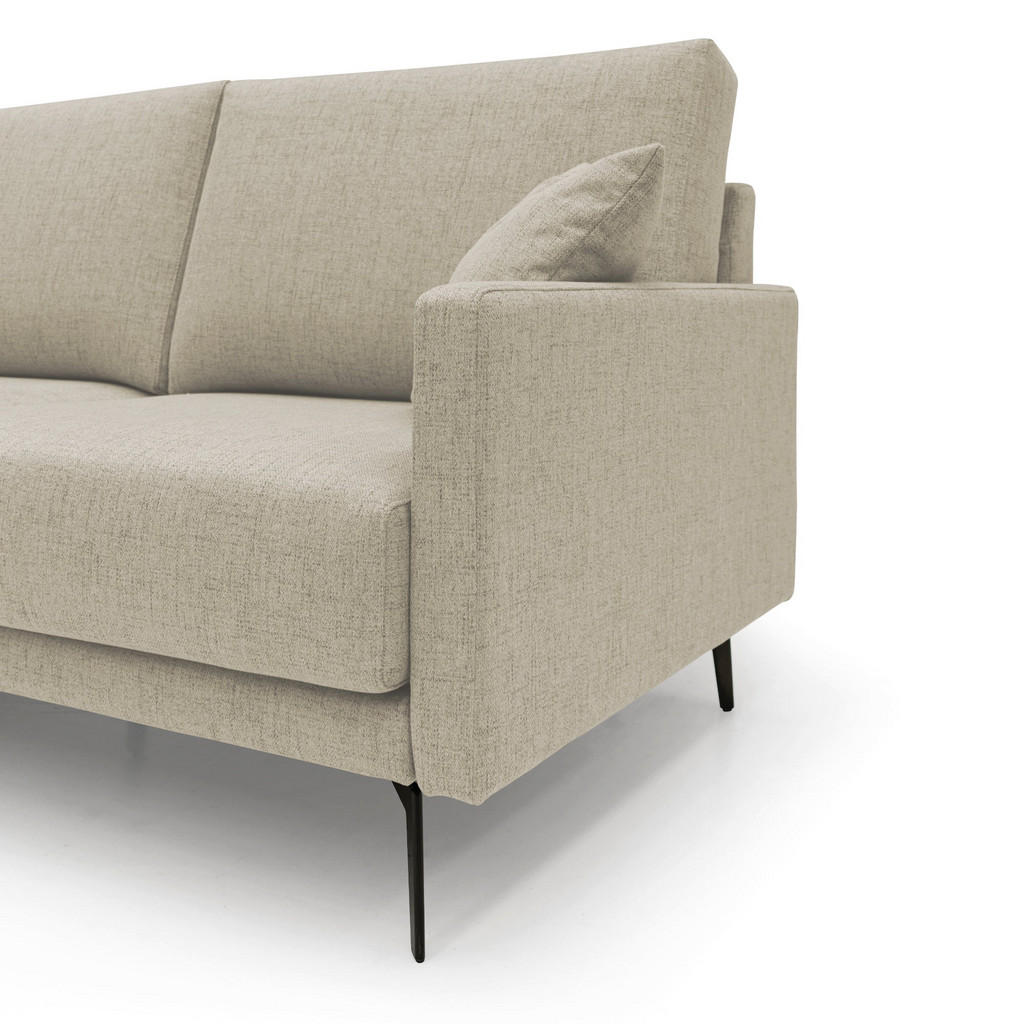 Thumbnail - Divani.store Linearsofa, Beige, Textil, 160x94x90 cm, Wohnzimmer, Sofas & Couches, Sofas