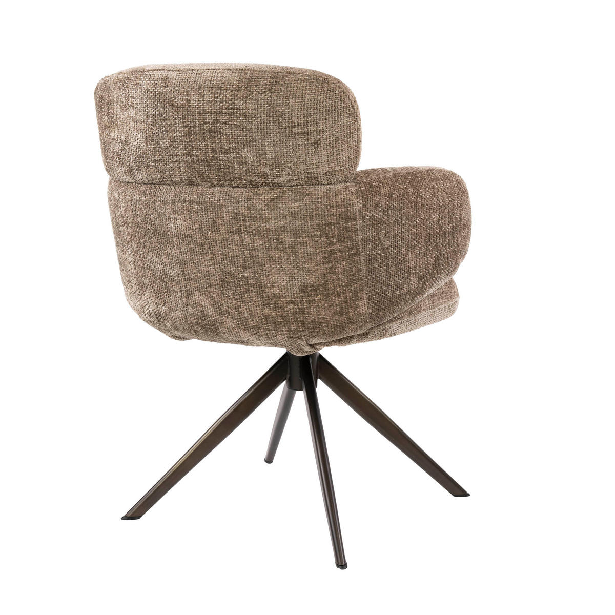 ESSZIMMERSTÜHLE Flex Braun 63/64/83 cm - 2er-Set - Braun, Textil (64/83/63cm) - Hoyz Collection