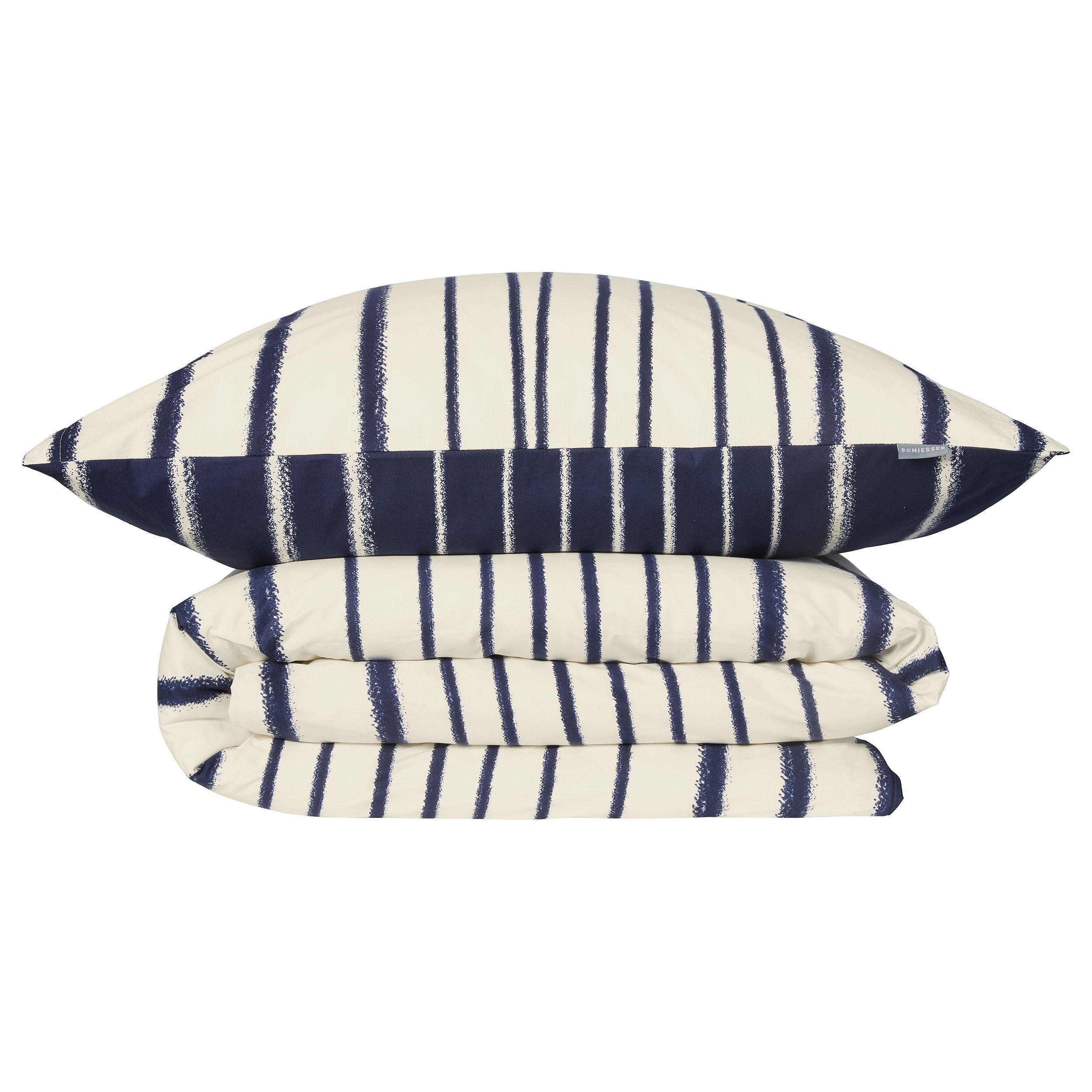 BETTWÄSCHESET Wesley - Renforcé - 2-teilig - 135x200 cm - Blau - Blau, Textil (135/200cm) - SCHIESSER