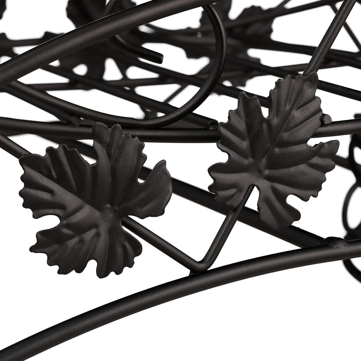 BLUMENTREPPE - Schwarz, Metall (55/21/19cm) - Relaxdays