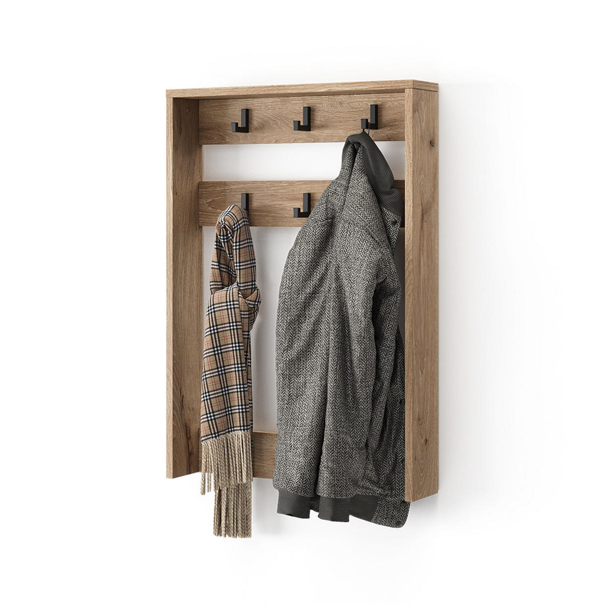 GARDEROBENAUFSATZ Eliza Viking Oak 60 x 85 cm - Eichefarben, Holzwerkstoff (60/85/12.1cm) - Vicco