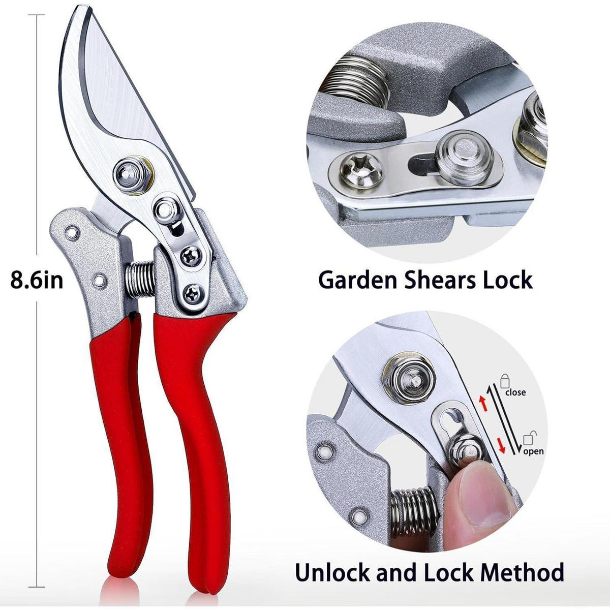 ASTSCHERE SK-5 Stahl Rot - Rot, Metall (9.2/2.5/27cm)