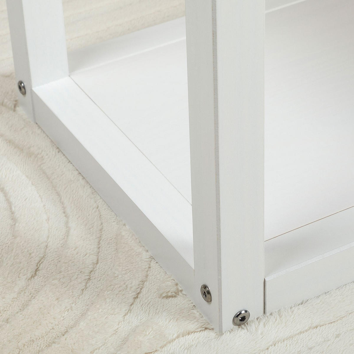 REGAL LENISE weiß - Weiß, Holz (83/140/24cm) - IDIMEX