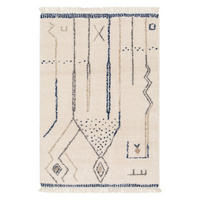 TEPPICH weich Ethno-Stil blau - Blau, Textil (200/290cm) - AFK Living