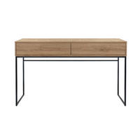 SCHMINKTISCH GENEVE 137/83/37 cm in Wildeiche - Eichefarben, Holzwerkstoff (137/83/37cm) - Deine Möbel 24