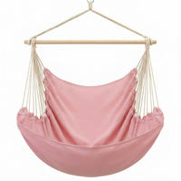 XXL HÄNGESESSEL 185/130 cm Belastbar bis 150 kg Rosa - Rosa, Textil (130/155/185cm) - Amanka