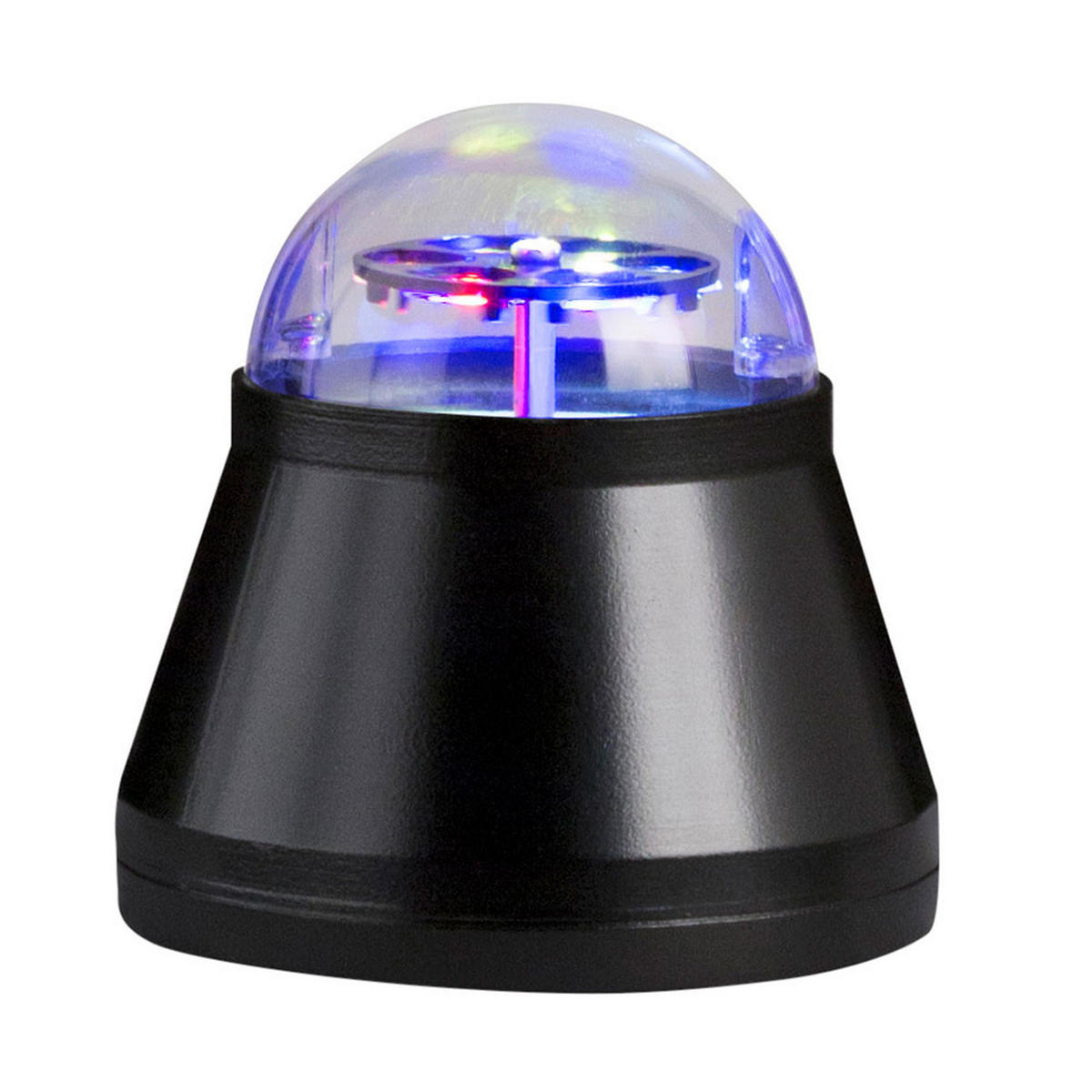 LED DEKOLEUCHTE Kunststoff Schwarz 3er Set - Schwarz, Kunststoff (10/10/10.5cm)