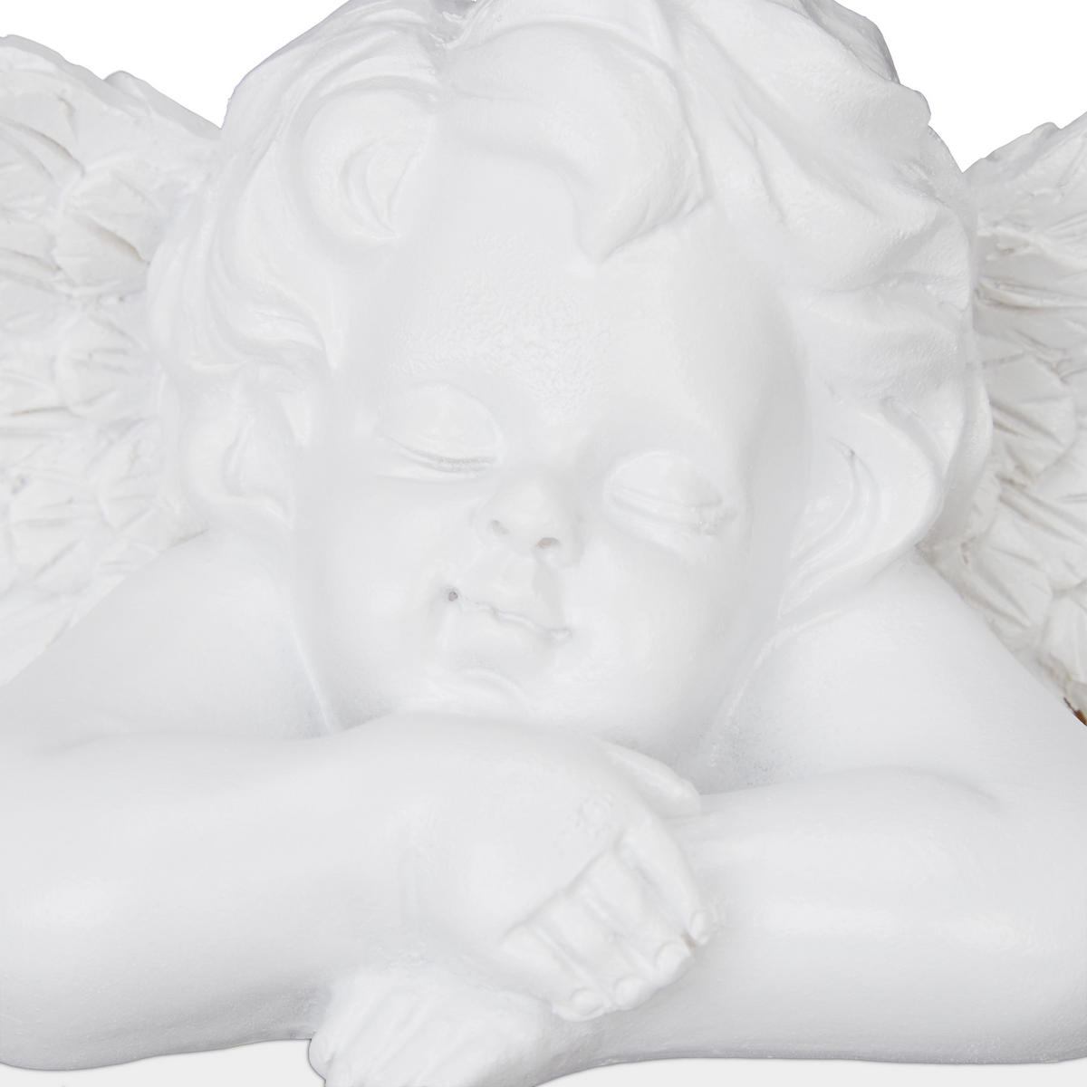 2XGRABENGEL - Weiß, Kunststoff (12.5/6/7.5cm) - Relaxdays