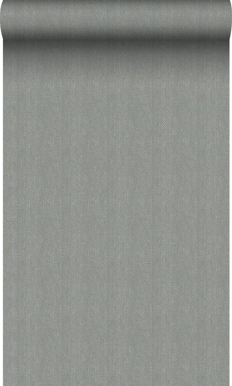 TAPETE Fischgrätmuster 53 cm x 10.05 m - Grau, Papier (53/1000cm) - Origin Wallcoverings