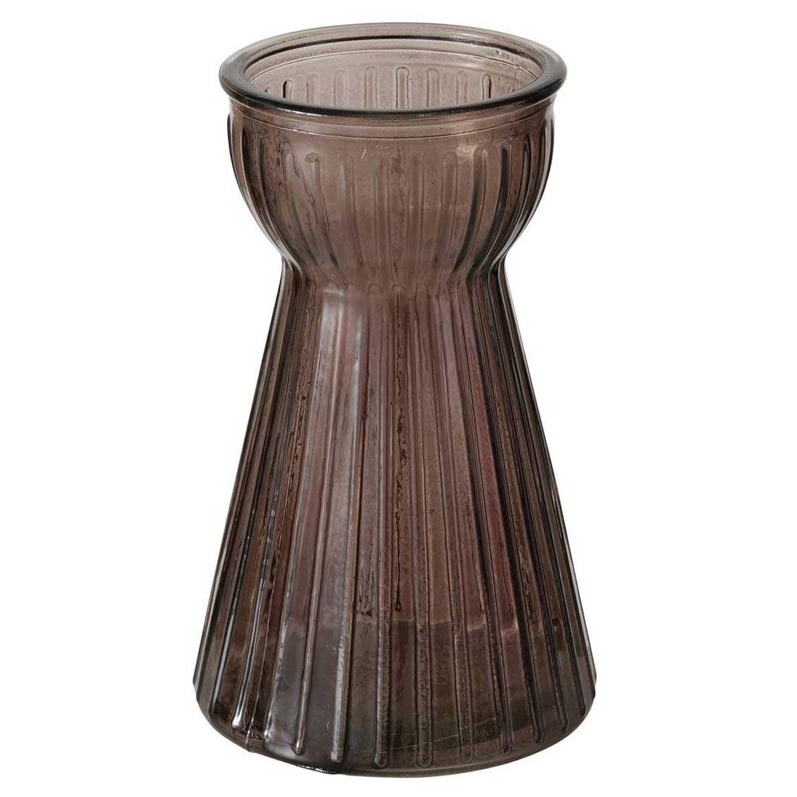 VASE Hyacintha 15 cm - Braun, Glas (15cm) - Boltze Home