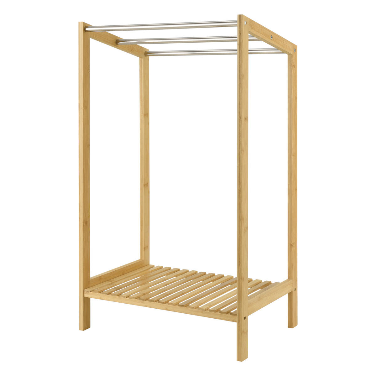 HANDTUCHSTÄNDER Kautokeino - Naturfarben, Holz (51/85/31cm) - [en.casa]