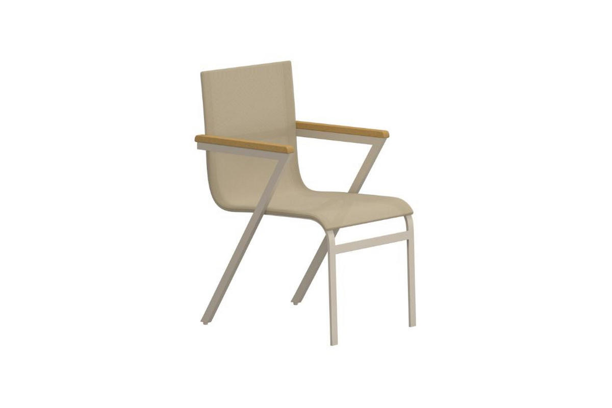 GARTENSTUHL, New Mexico, Beige, Metall, 56 x 60 x 91 cm - Beige, Metall (56/91/60cm) - ebuy24