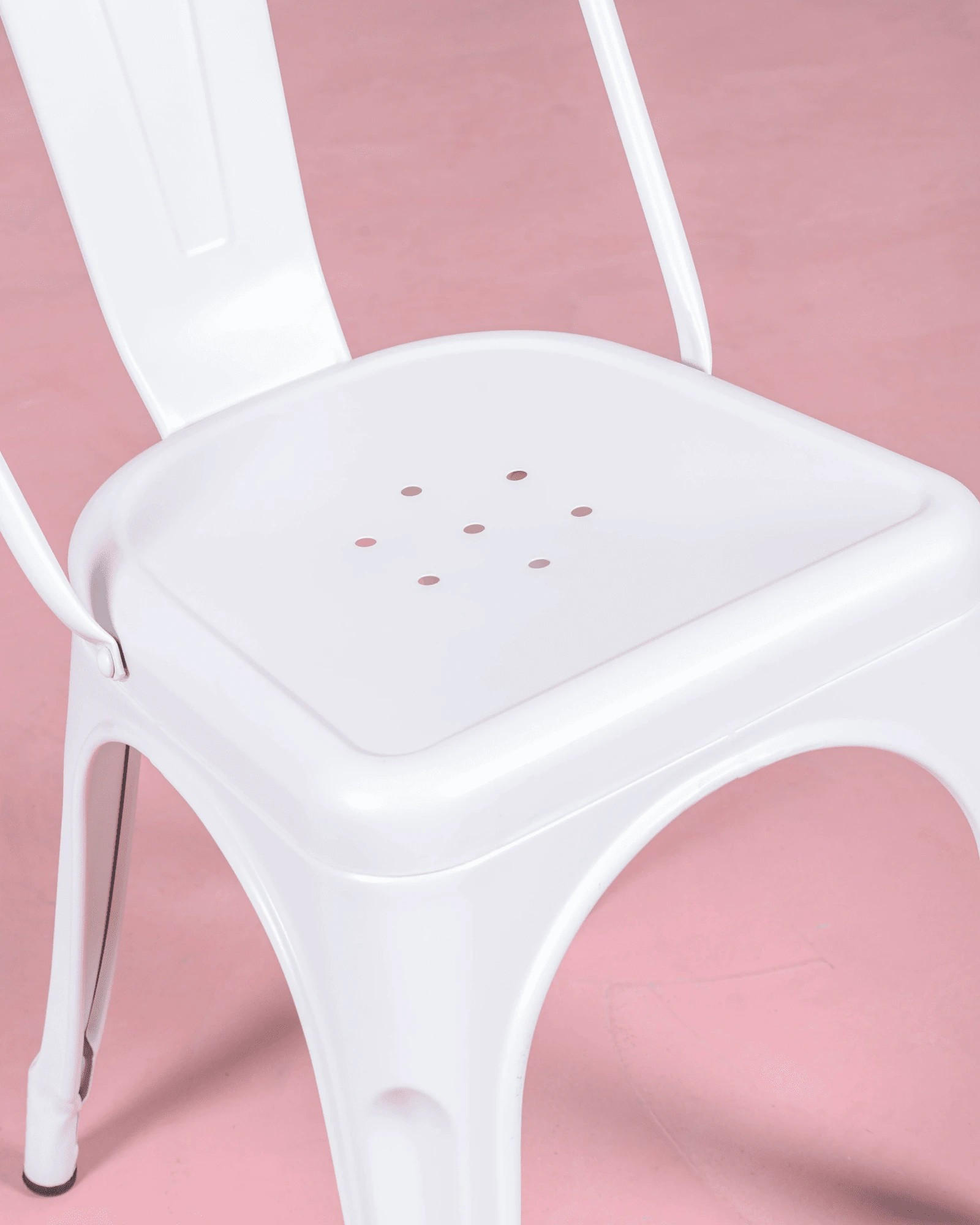 Thumbnail - Nest Dream Stühl-Set, Weiß, Metall, 44x85x55 cm, Esszimmer, Stühle, Esszimmerstühle, Vierfußstühle