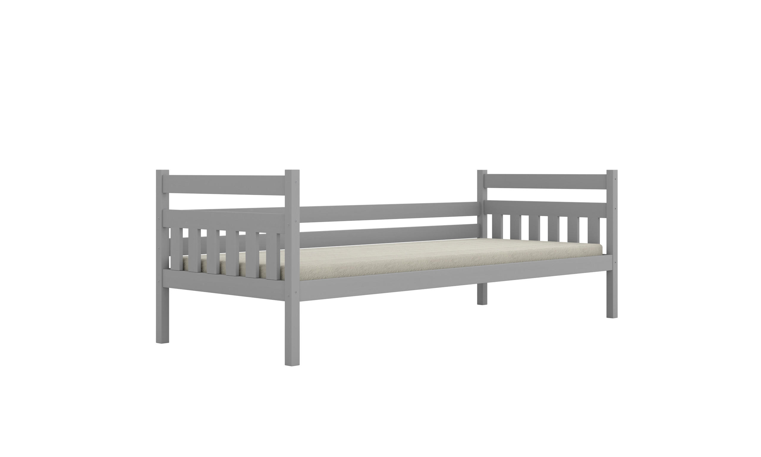 KINDERBETT Dawid ohne Matratze 90/200 Grau 90/200 - Grau, Holz (90/200cm) - RAUMHIRSCH FURNITURE