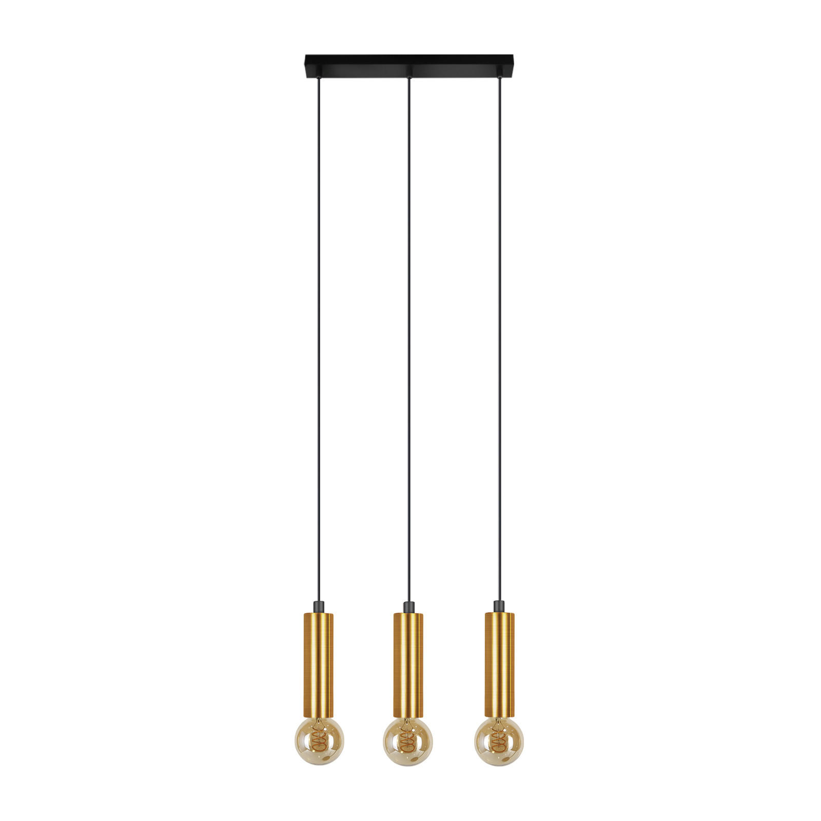 KRONLEUCHTER Sonnlichtar 46.0/139.69/42.0 cm - Schwarz, Metall (42/46/139.69cm) - ZMH