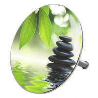 BADEWANNENSTÖPSEL Harmony - Grün, Metall (8/10/10cm) - Sanilo